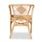 Baxton Studio Kagama Modern Bohemian Natural Brown Rattan Dining Chair 209-12789 - alternate 10